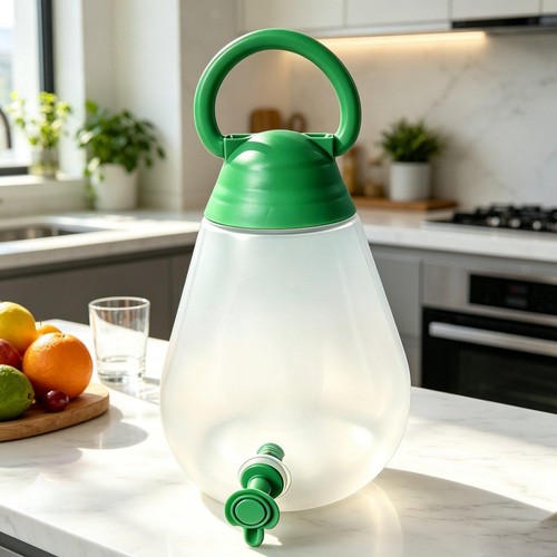 Teardrop drink dispenser clear - teardrop,